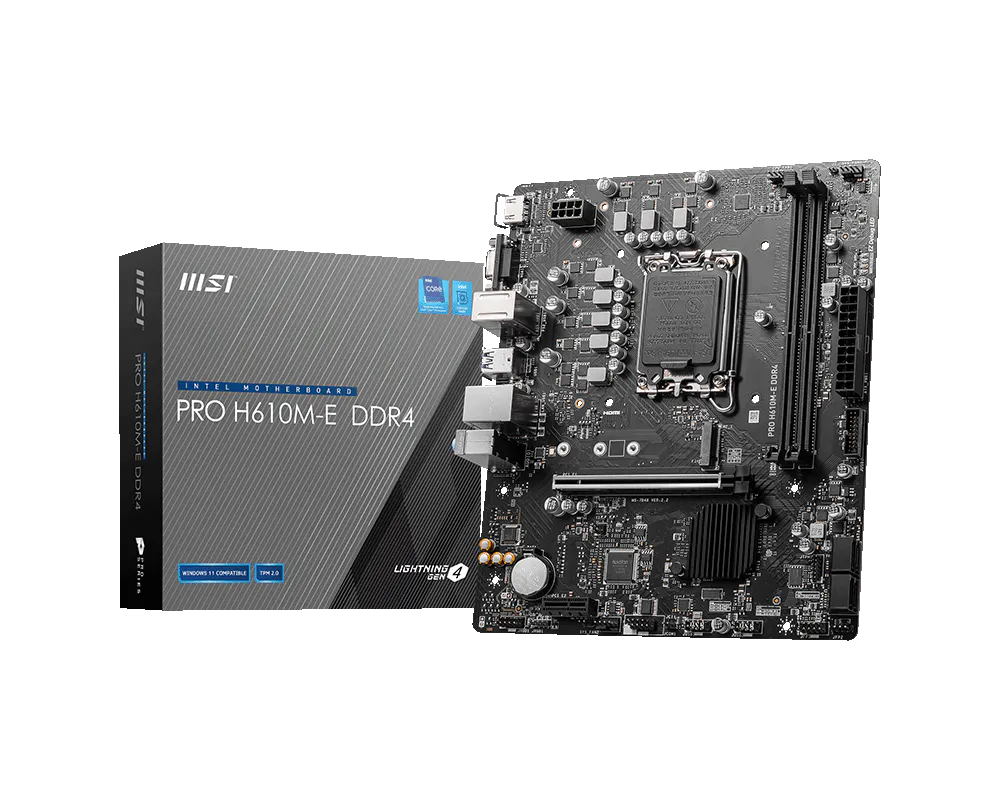 MSI PRO H610M-E DDR4